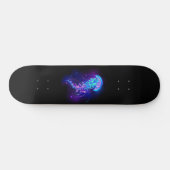 Skateboard Jellyfish éclatante couleur (Horz)
