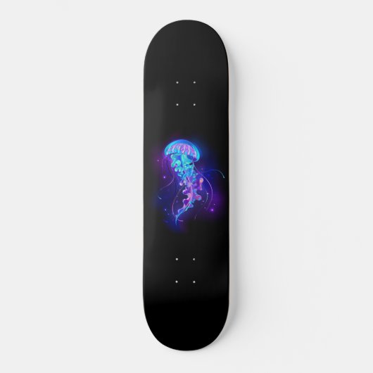 Skateboard Jellyfish éclatante couleur (Recto)