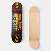 Skateboard Jésus Bientôt Patinage (Recto)
