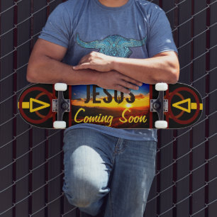 Skateboard Jésus Bientôt Patinage
