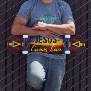 Skateboard Jésus Bientôt Patinage