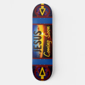 Skateboard Jésus Bientôt Patinage (Recto)