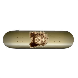 Skateboard Jésus-Christ avec une couronne des épines
