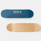 Skateboard Jésus Commença À Prêcher. Matthieu 4:17 (Horz)