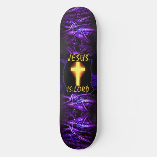 Skateboard Jésus est Lord Cross skboard (Recto)