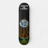 Skateboard Jésus est Seigneur (Recto)