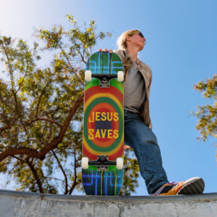 Skateboard Jésus Sauve