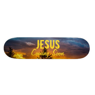 Skateboard Jésus venant bientôt