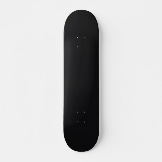 Skateboard Jet noir couleur solide (Devant)
