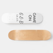 Skateboard Jeu ajouter nom du couple mariage lieu ville g (Horz)