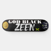 Skateboard JEU BLACK ZEEN 8 Pont de Patinage 1/2" (Horz)