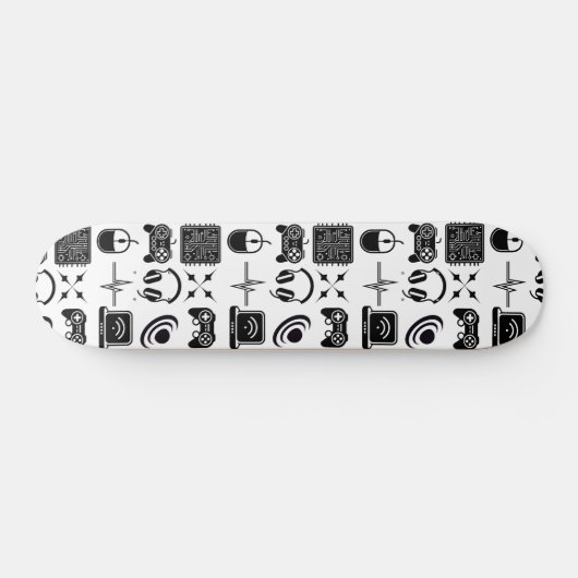 Skateboard Jeu noir et blanc thème (Horz)