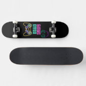 Skateboard Jeu vidéo du cool Neon. (Horz)