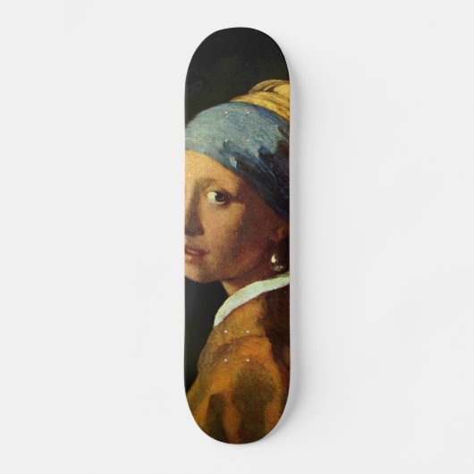 Skateboard Jeune fille à la perle (Recto)