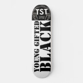 Skateboard JEUNE Patinage GIFFÉ & BLACK (Recto)