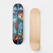 Skateboard Jeux Galactiques (Recto)