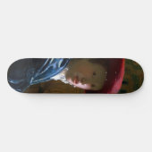 Skateboard Johannes Vermeer - Fille avec un Casquette rouge (Horz)