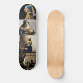 Skateboard Johannes Vermeer - Grille des chefs-d'oeuvre (Recto)