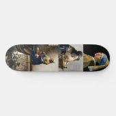 Skateboard Johannes Vermeer - Grille des chefs-d'oeuvre (Horz)