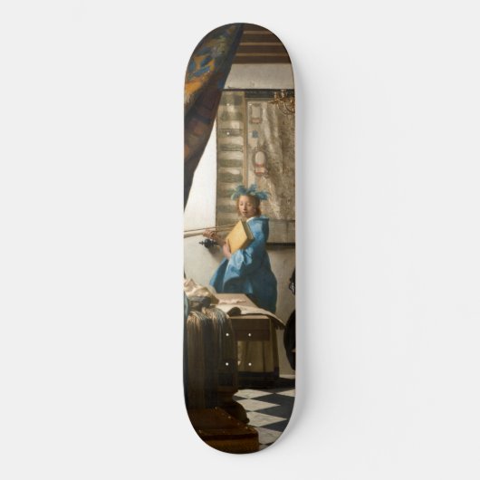 Skateboard Johannes Vermeer - L'Allégorie de la Peinture (Recto)