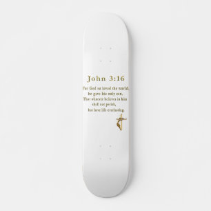 Skateboard John 3:16 christian gifts