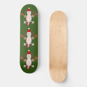 Skateboard Joli Axolotl de Noël (Recto)