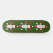 Skateboard Joli Axolotl de Noël (Horz)