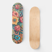 Skateboard Joli bouquet de fleurs (Recto)