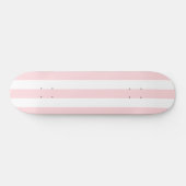 Skateboard Joli en rose et blanc (Horz)