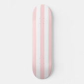 Skateboard Joli en rose et blanc (Recto)