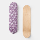 Skateboard Joli feuillage botanique pourpre (Recto)
