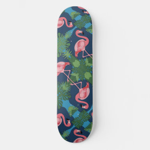 Skateboard Joli Flamant rose rose