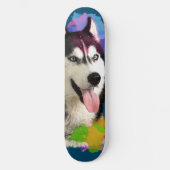Skateboard Joli Husky. (Recto)