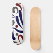 Skateboard Joli motif abstrait (Recto)