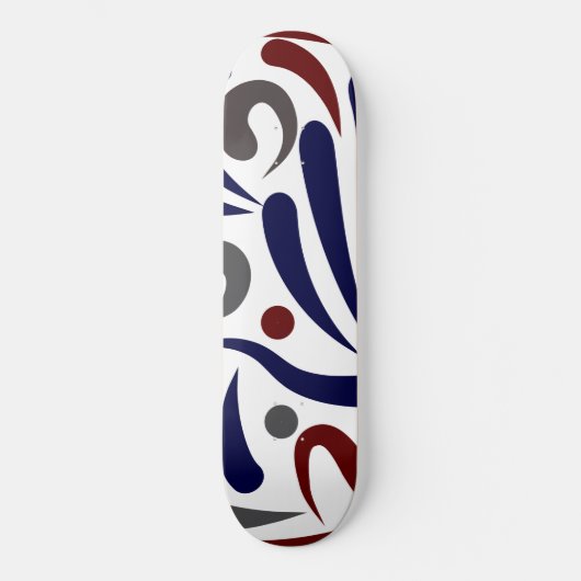 Skateboard Joli motif abstrait (Recto)