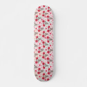 Skateboard Joli pavot sans couture motif (Devant)