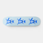 Skateboard Joli Renard Bébé Garçon Bleu (Horz)