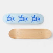 Skateboard Joli Renard Bébé Garçon Bleu (Horz)