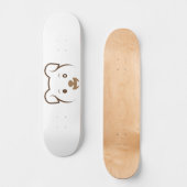 Skateboard Joli rose (Recto)