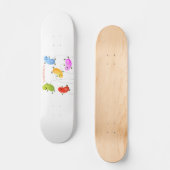 Skateboard Jolie jellybeans bondissant dessin animé (Recto)