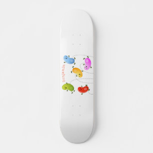 Skateboard Jolie jellybeans bondissant dessin animé
