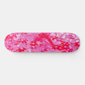 Skateboard Jolies Fleurs Rouges (Horz)