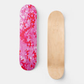 Skateboard Jolies Fleurs Rouges (Recto)