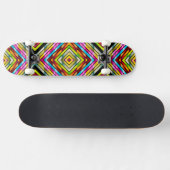 Skateboard Jolies rayures colorées (Horz)