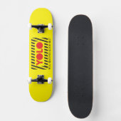 Skateboard JOLO avec prudence rouge (Recto)