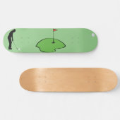 Skateboard jouer au golf, (Horz)