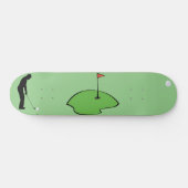 Skateboard jouer au golf, (Horz)