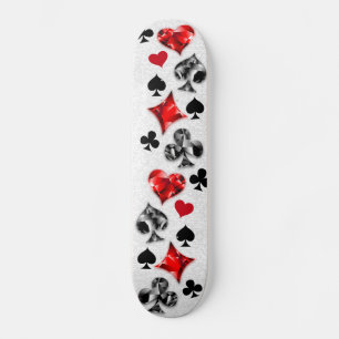 Skateboard Joueur de poker Joueur de cartes de jouer costumes