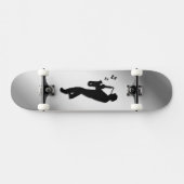 Skateboard Joueur de saxophone Silver (Horz)