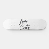 Skateboard Joueuse, joyeuse, moderne, design mignon de Love C (Horz)